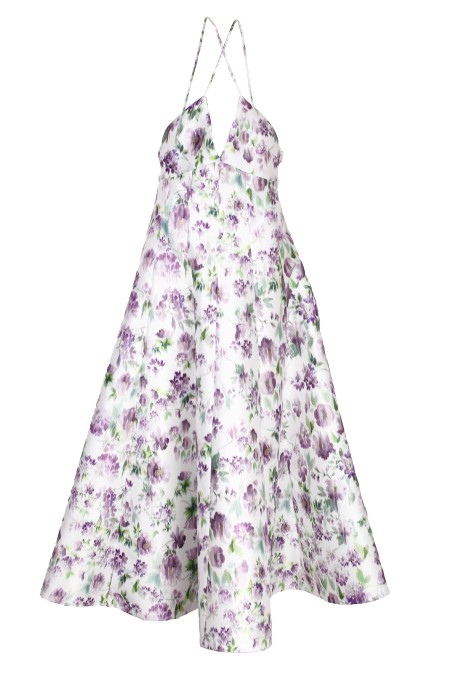 Shop PHILOSOPHY  Dress: Philosophy radzmir dress with flower print.
All-over print.
Floral fantasy.
Sleeveless.
V-neck.
Thin straps.
Two side pockets.
Side zip closure.
Satin lining.
Composition: 100% Polyester.
Made in India.. 0411 0735-A1268GLICINE